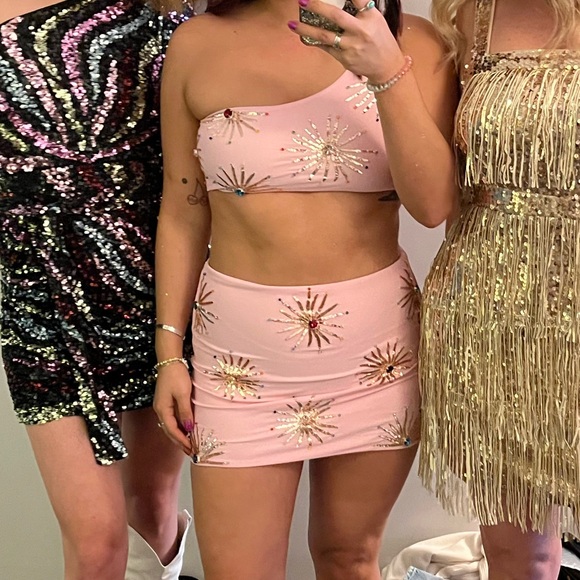 Oceanus Callie Crystal Embellished Set - Picture 10 of 10